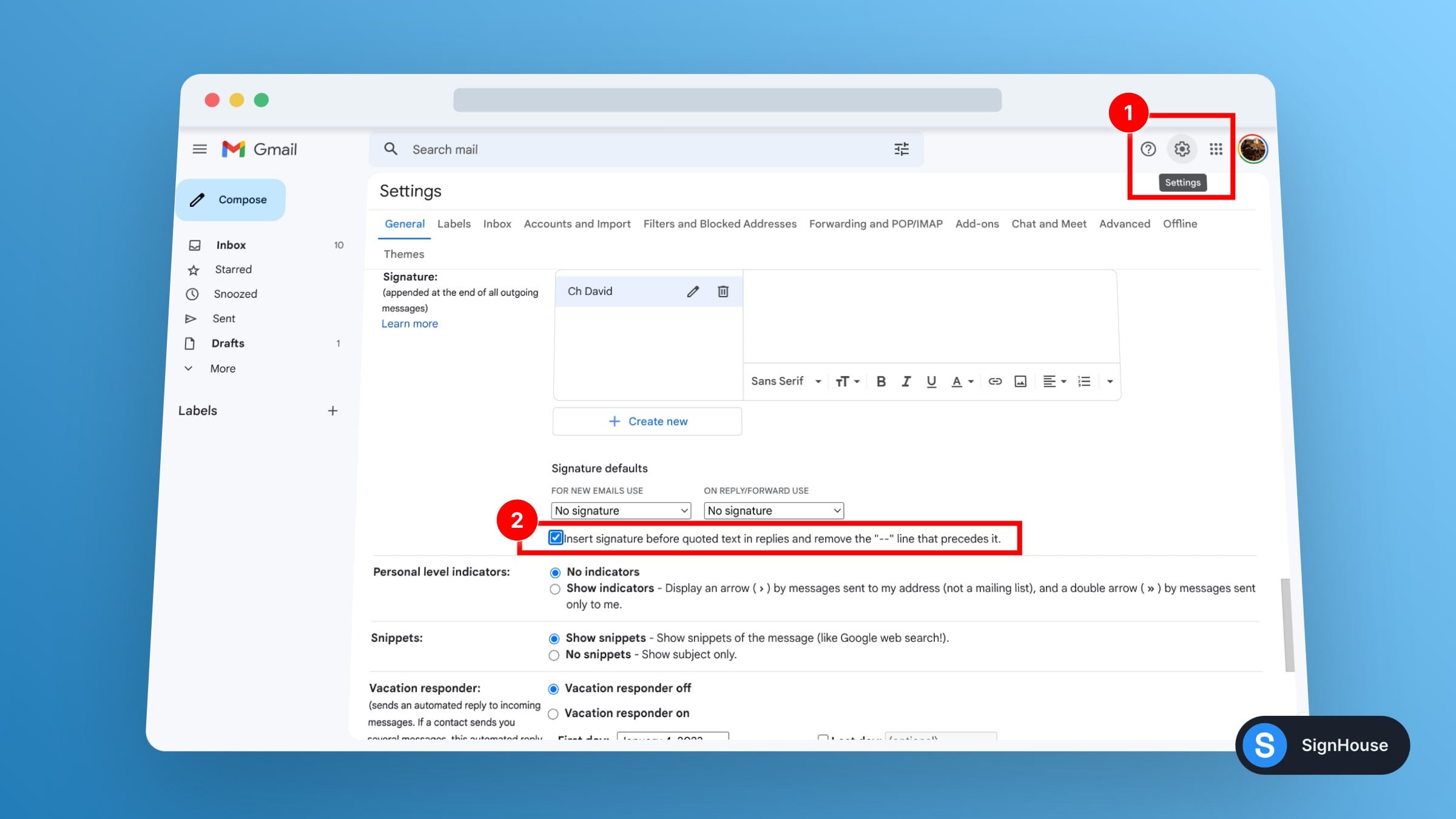 How To Add Signature Before Quoted Text Gmail 2023 SignHouse